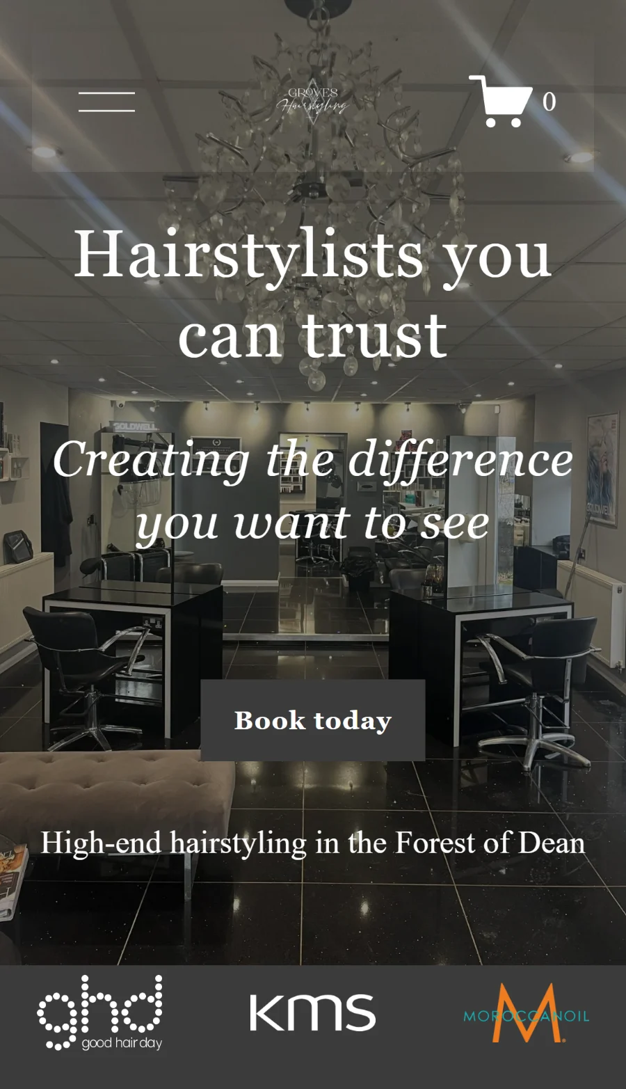 Groves Hairstyling on mobile