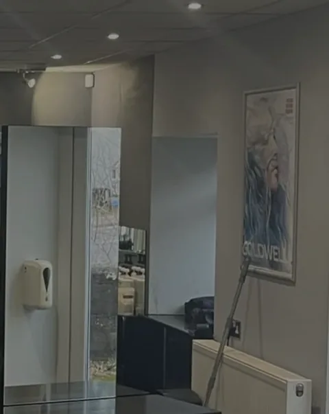 Inside the Groves Hairstyling salon